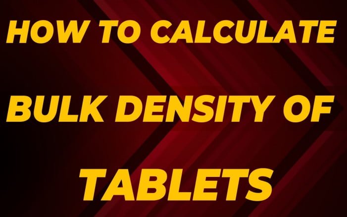 Tablet Bulk Density 